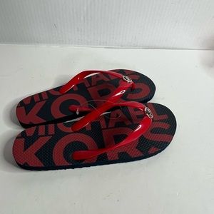 MICHAEL KORS Flip Flop MK Logo Jet-Set Sandals signature charm